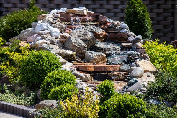 River Rock Landscaping in Sugar Land