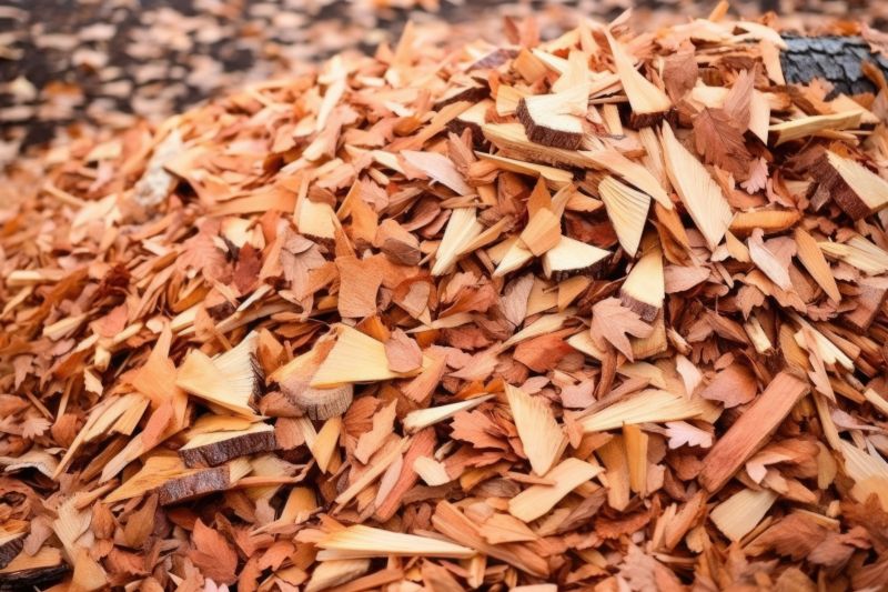 Cedar Mulch Installation